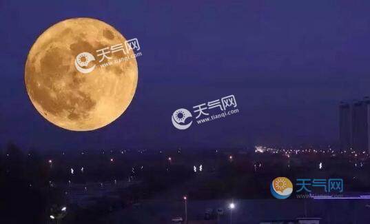 2021年月亮观察图,2021年7月月亮变化图 2021年首个超级月亮在全球升起 2021首场超级月亮最佳