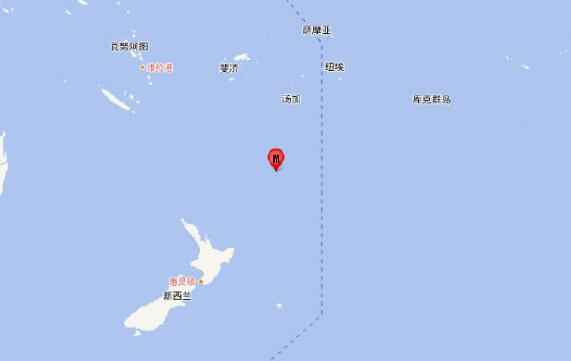新西兰克马德克群岛发生5.9级地震 目前未引发海啸预警