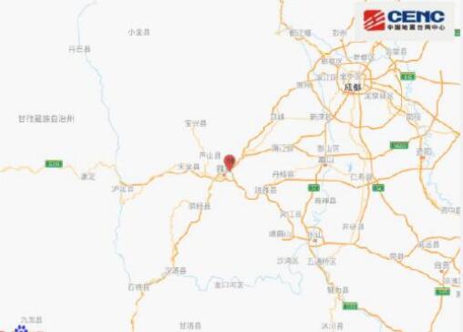 四川雅安地震最新消息今天 雅安市名山区发生3.1级地震