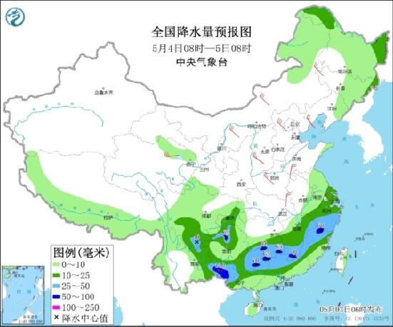 受冷暖空气影响 南方地区将有降水天气