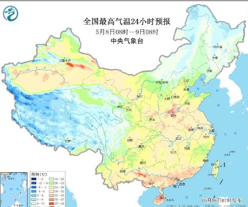 江南华南地区雨水不断伴有强对流 郑州等地最高气温达35℃