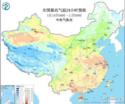 冷暖空气交汇南方持续强降雨 京津冀一带气温回升至30℃以上