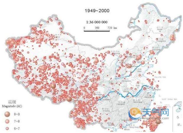 我国地震带分布图