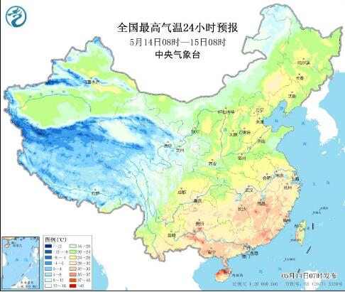 南方将现今年来最大范围高温 杭州南昌等地气温将突破35℃