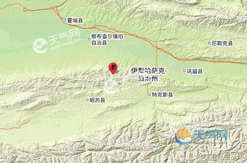 新疆2021地震最新消息今天伊犁州察布查尔县发生30级地震