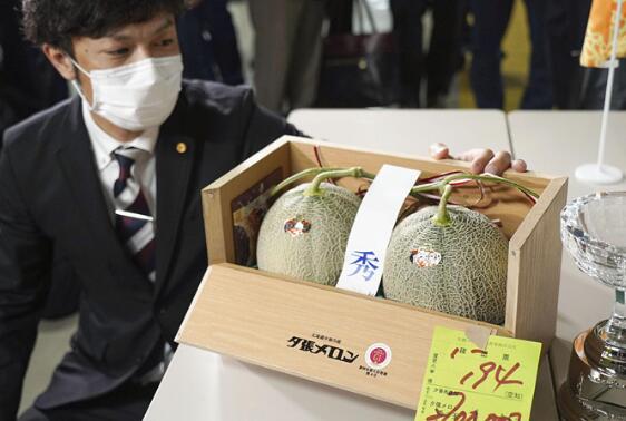 日本两个蜜瓜拍出16万 为什么日本的水果那么贵