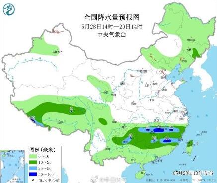 5月南方已现7轮较强降雨过程 另外西北太平洋又有双台风胚胎来袭