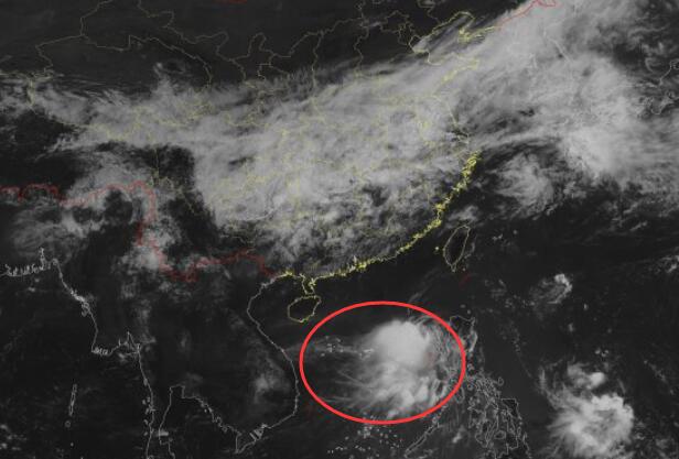 2021年3号台风最新高清卫星云图 “彩云”卫星云图实时更新