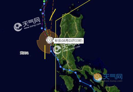 3号台风彩云现在位置在哪里 温州台风网3号台风路径实时发布系统