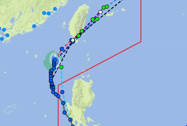 3号台风彩云路径实时发布系统更新 逼近台湾省会影响福建吗