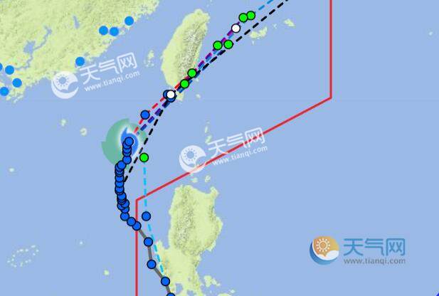 3号台风彩云路径实时发布系统更新 逼近台湾省会影响福建吗