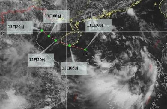 2021端午节天气预报：热带低压生成可能登陆广东海南沿海