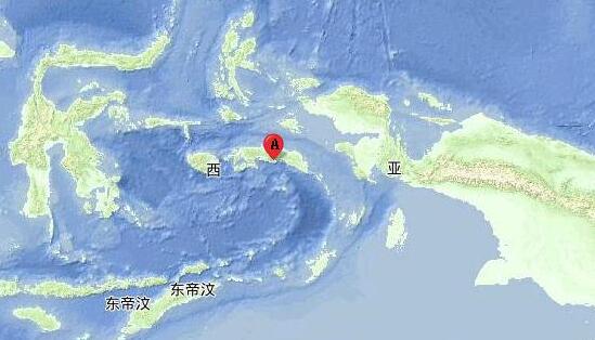 印尼塞兰岛海域发生5.9级地震 目前暂未发布海啸预警
