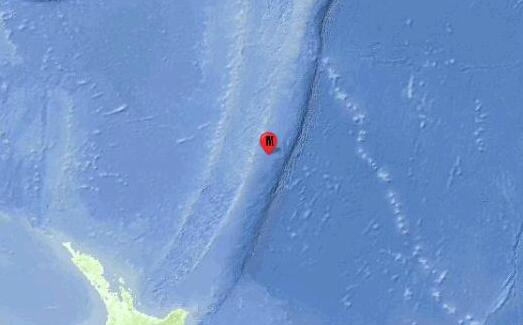 新西兰群岛附近海域发生6.3级地震 目前尚无人员伤亡