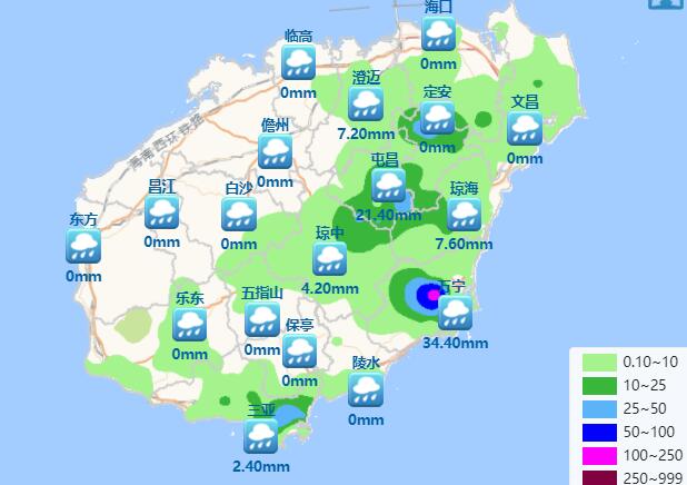 海南台风路径实时发布系统5号台风 “蔷琵”会不会影响海南