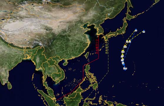 5号台风路径实时发布系统今天 台风蔷琵未来路径趋势预测图(最新)