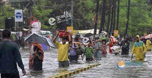 6月24日国外天气预报 未来三天南亚东南亚多降雨的天气