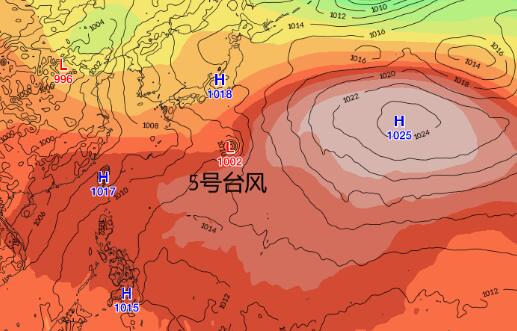 第5号台风最新实时路径图今天 台风蔷琵最大风力增至10级