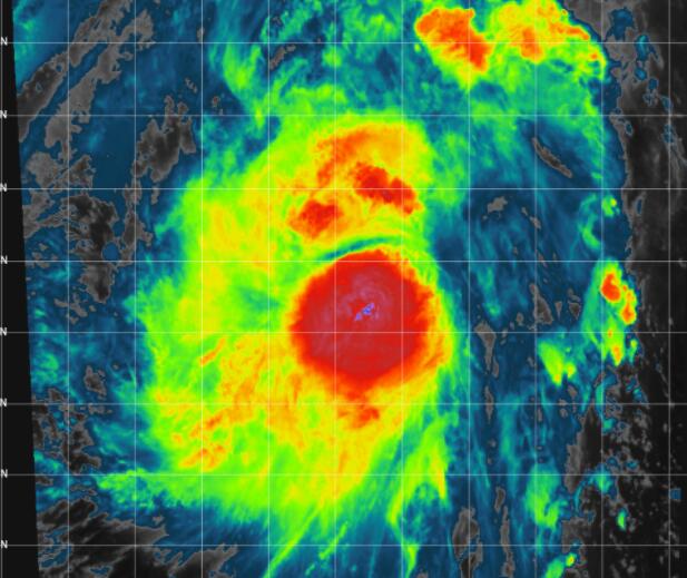 台风蔷琵最新消息今日卫星云图 2021年5号台风最新云图发展情况