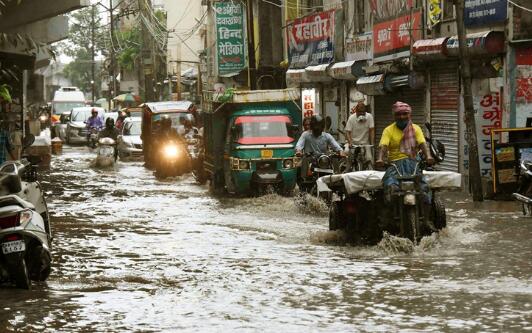 6月30日国外天气预报 印度尼泊尔等地出现中到大雨