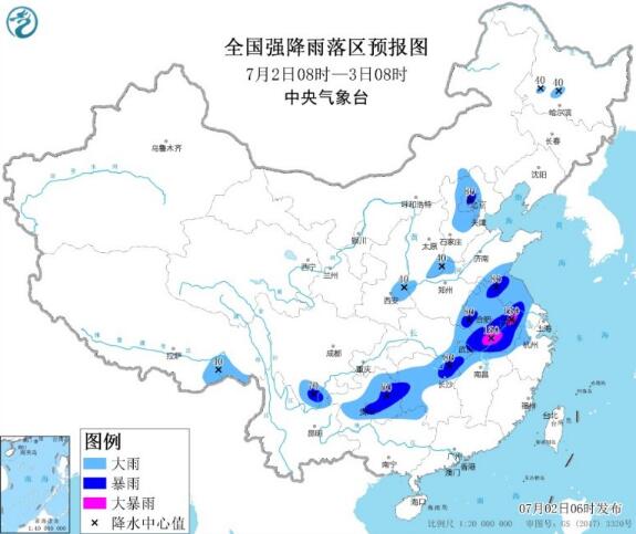 长江中下游持续强降雨 周末华南多地有35℃高温相伴