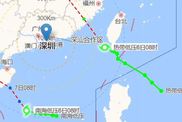深圳台风网6号台风路径图 6号台风生成在即会影响深圳吗