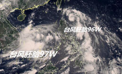 台风最新消息2021年7月台风 双台风胚胎或相继登陆我国