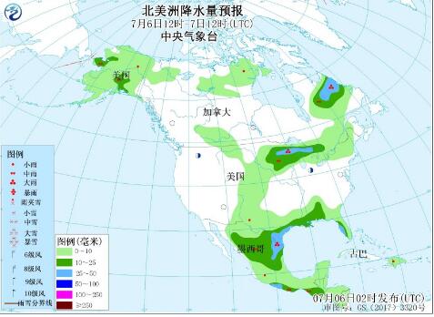 7月6日国外天气预报 受热带低压影响菲律宾群岛大暴雨