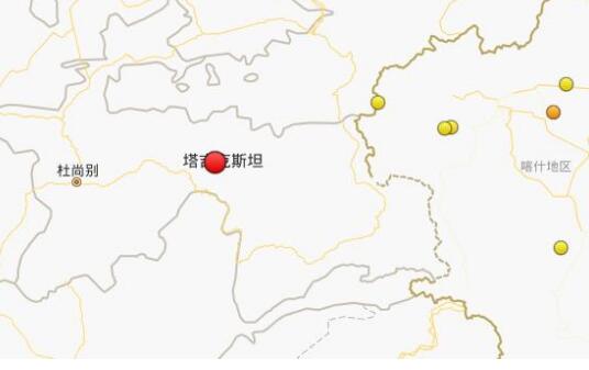 塔吉克斯坦北部发生6.4级地震 目前地震已造成5人死亡