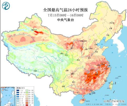 低涡气流北抬四川等地又有暴雨 广东海南等地持续35℃以上高温