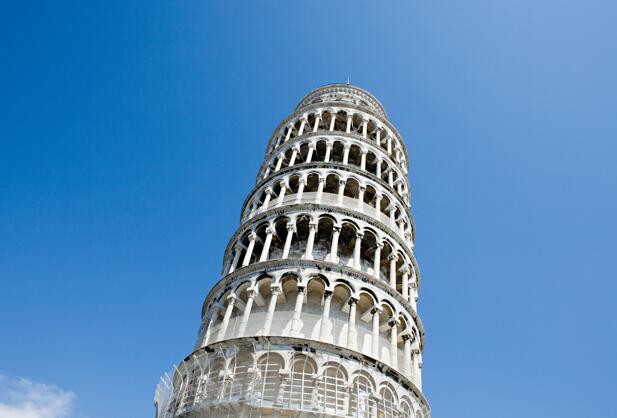 意大利比萨斜塔为什么是斜的还不倒 比萨斜塔倾斜的主要原因是什么