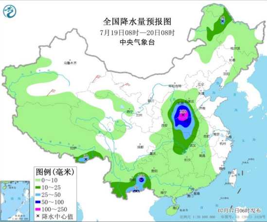 黄淮贵州等地有强降水天气 广东福建局部地区有大到暴雨