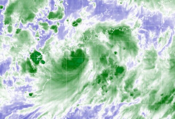 台风路径实时发布系统7号台风云图 “查帕卡”最新超清晰卫星云图更新