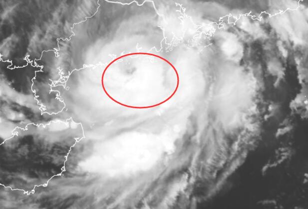 7号台风查帕卡台风云图最新情况 今天台风查帕卡卫星云图实时更新