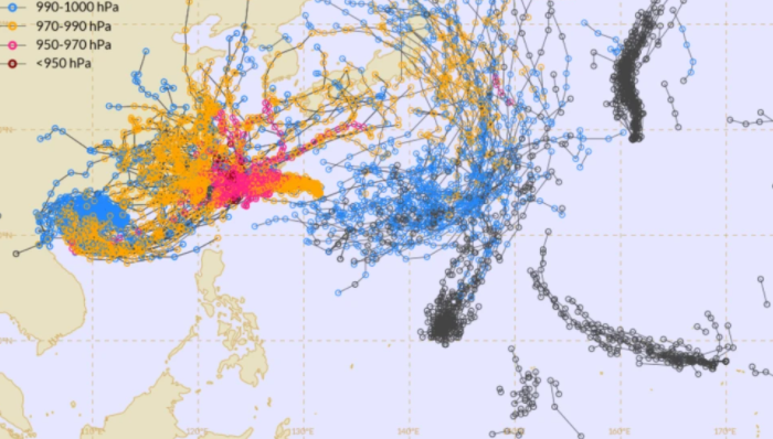 台风烟花实时路径图发布系统 6号台风预计25日登陆级别可达台风级