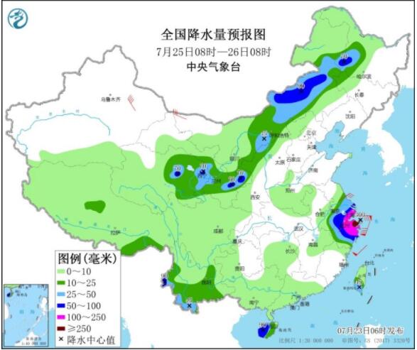 河南湖北陕西等局部仍有暴雨 台风烟花逐渐靠近华东最强可达16级