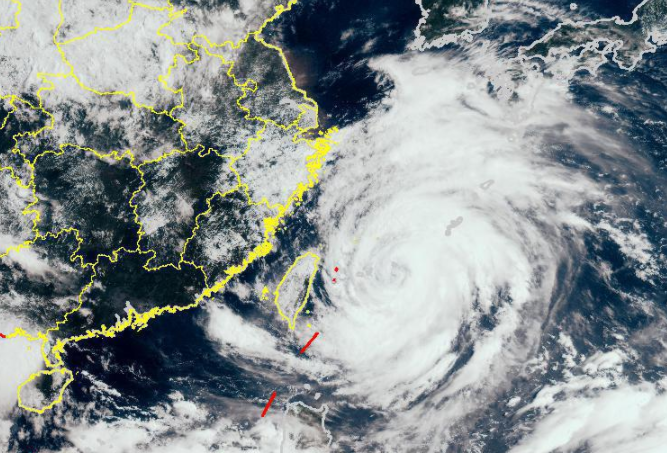 2021年第6号台风即将登陆 台风烟花致华东地区有大风和暴雨