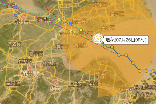 台风烟花影响杭州风雨还在继续 今萧山富阳等局部大暴雨