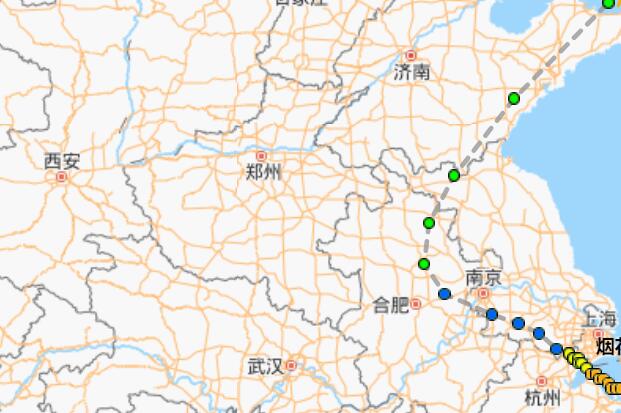 台风烟花会到天津吗 台风烟花实时路径最新消息