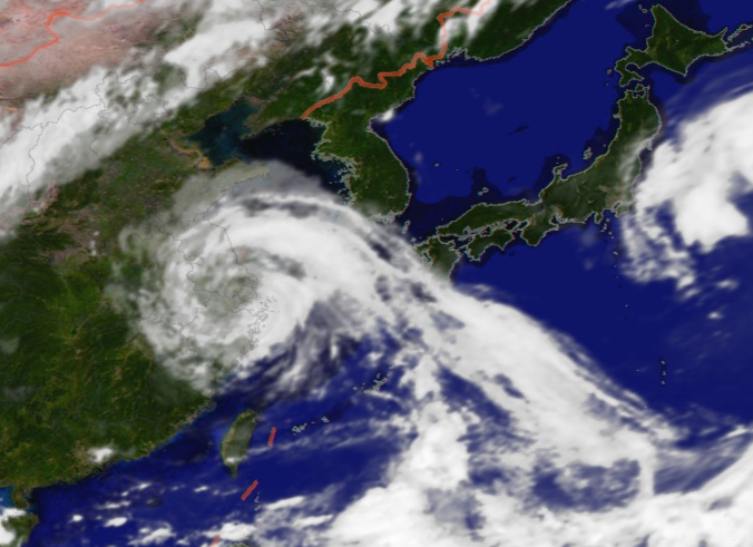 台风烟花再次登陆对江苏的影响 江苏连发台风暴雨警报