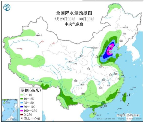 台风烟花继续给华东带来风雨 华北西北等部分地区强降雨