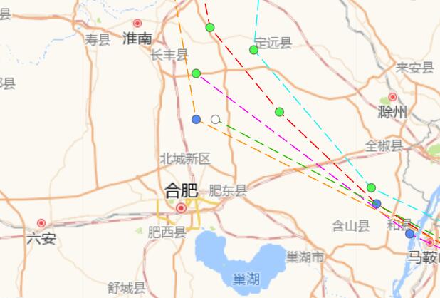 6号台风烟花会影响合肥吗 安徽台风烟花实时路径预测图