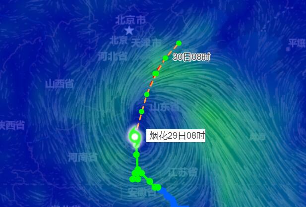 6号台风实时路径最新消息 “烟花”影响北京南站4趟列车停运