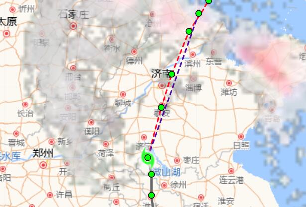 第六号台风烟花实时路径趋势 已入山东境内济南等降雨量或超200毫米