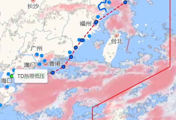 卢碧台风路径实时发布系统最新情况 未来24小时将生成向闽粤沿海靠近