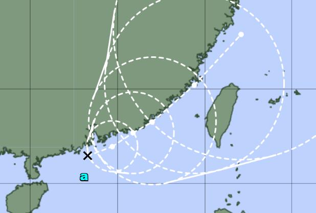 2021年9号台风实时路径走向图 九号台风卢碧最新消息路径图汇总