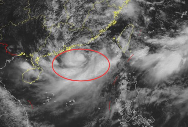 第9号台风路径实时发布系统卫星云图 台风卢碧今日最新云图更新