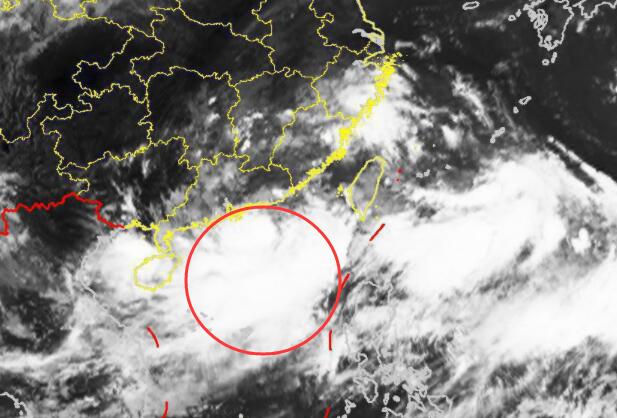 第9号台风路径实时发布系统卫星云图 台风卢碧今日最新云图更新