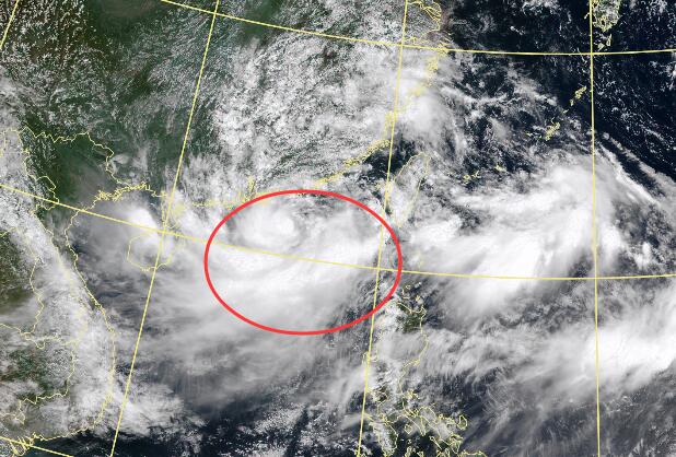 第9号台风路径实时发布系统卫星云图 台风卢碧今日最新云图更新