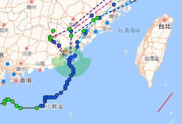 厦门台风最新消息2021实时路图 “卢碧”影响厦深铁路多趟列车停运